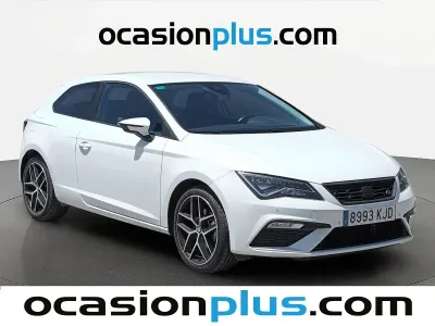 Usado Seat Leon FR 125 CV (91 kW) 2018 Blanco Utilitario