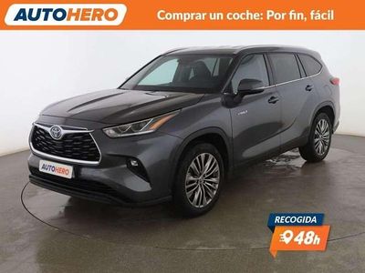 Gris Usado 2021 Toyota Highlander Advance SUV | 37.908 € (Buen precio)