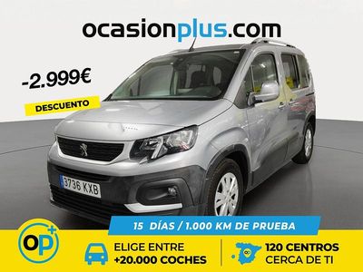 Usado Peugeot Rifter Active 130 CV (95 kW) 2019 Gris / plata Monovolumen