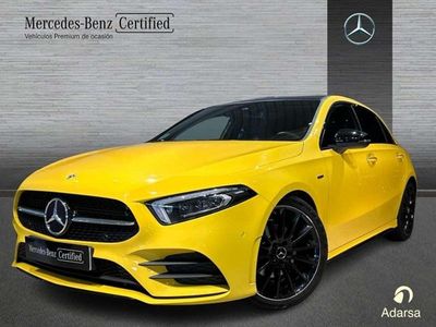 Amarillo Usado 2021 Mercedes A200 Utilitario | 27.900 € (Precio justo)