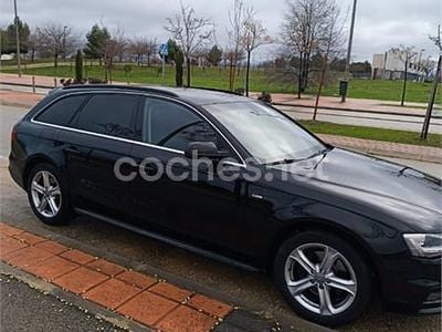 Usado Audi A4 S-Line 150 CV (110 kW) 2015 Negro Familiar