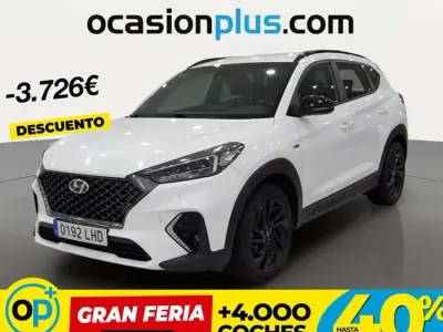 Usado Hyundai Tucson N Line 136 CV (100 kW) 2020 Blanco SUV