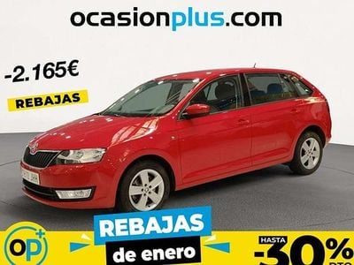 Rojo Usado 2015 Skoda Rapid Ambition Utilitario | 8450 € (Precio justo)