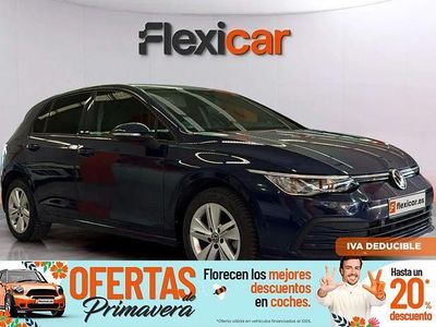 Usado VW Golf VIII Life 110 CV (80 kW) 2021 Azul Berlina