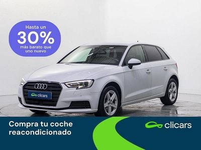 Usado Audi A3 116 CV (85 kW) 2019 Blanco Berlina