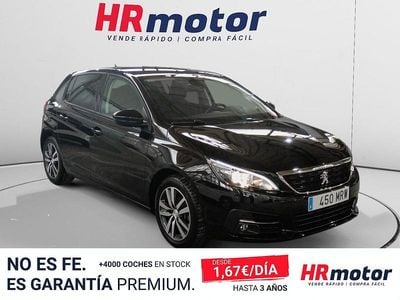 Usado Peugeot 308 Style 110 CV (80 kW) 2021 Negro Berlina