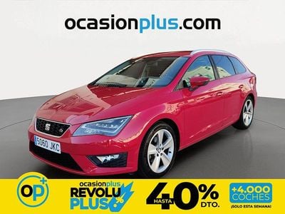 Usado Seat Leon FR 150 CV (110 kW) 2015 Rojo Utilitario