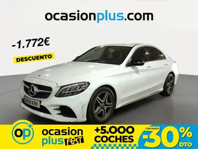 Usado Mercedes C200 150 CV (110 kW) 2018 Blanco Berlina