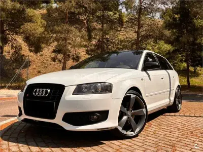 Usado Audi A3 Ambition 200 CV (147 kW) 2007 Blanco Utilitario