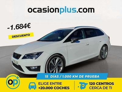 Usado Seat Leon FR 184 CV (135 kW) 2016 Blanco Monovolumen