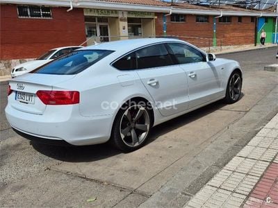 Usado Audi A5 Sportback S-Line 150 CV (110 kW) 2014 Blanco Utilitario