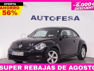 Usado VW Beetle Design 105 CV (77 kW) 2012 Negro Utilitario