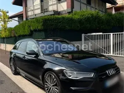 Usado Audi A6 S-Line 272 CV (200 kW) 2017 Negro Familiar