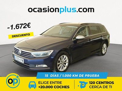 Azul Usado 2019 VW Passat Advance Familiar | 14.990 € (Buen precio)