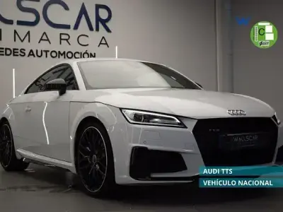 Usado Audi TTS Premium 306 CV (225 kW) 2020 Blanco Coupe