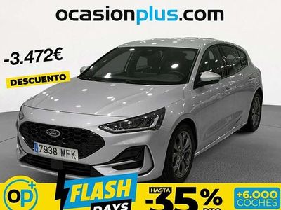 Usado Ford Focus ST-Line 125 CV (91 kW) 2023 Plateado Utilitario