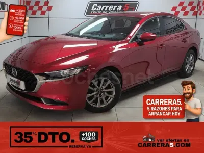 Usado Mazda 3 116 CV (85 kW) 2019 Rojo Berlina