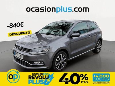 Usado VW Polo Sportline 90 CV (66 kW) 2016 Gris Utilitario