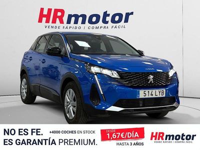 Usado Peugeot 3008 Active 132 CV (97 kW) 2022 Azul SUV