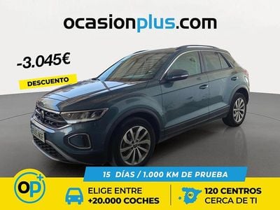 Azul Usado 2023 VW T-Roc Life SUV | 21.950 € (Precio justo)
