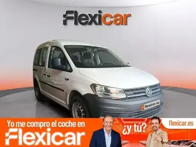 Usado VW Caddy Trendline 122 CV (89 kW) 2017 Blanco Monovolumen
