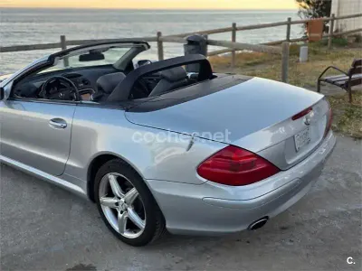 Usado Mercedes SL350 245 CV (180 kW) 2003 Gris / plata Descapotable