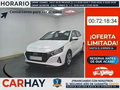 Usado Hyundai i20 101 CV (74 kW) 2021 Blanco Utilitario