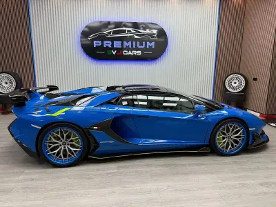 Usado Lamborghini Aventador 750 CV (551 kW) 2018 Azul Coupe