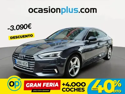 Usado Audi A5 Sport 150 CV (110 kW) 2018 Gris Coupe