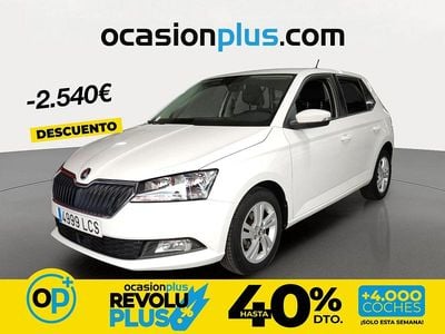 Usado Skoda Fabia Ambition 95 CV (69 kW) 2019 Blanco Berlina