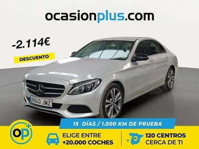 Usado Mercedes C220 170 CV (125 kW) 2016 Gris Berlina