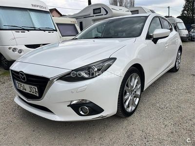 Usado Mazda 3 Luxury 120 CV (88 kW) 2015 Blanco Berlina