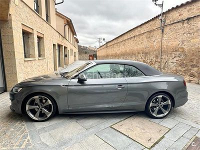 Usado Audi A5 Cabriolet S-Line 190 CV (139 kW) 2018 Gris / plata Descapotable