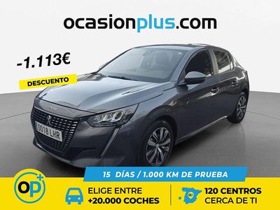 Usado Peugeot 208 Active 100 CV (73 kW) 2020 Gris Utilitario