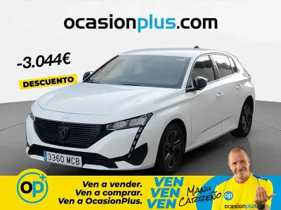Usado Peugeot 308 Active 130 CV (95 kW) 2022 Blanco