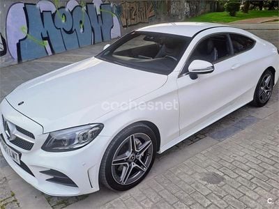 Usado Mercedes C220 194 CV (142 kW) 2021 Blanco Coupe
