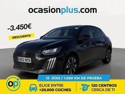 Usado Peugeot 208 Allure 100 CV (73 kW) 2025 Negro Utilitario