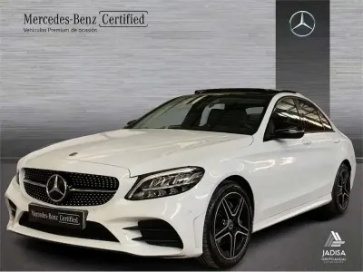 Usado Mercedes C200 160 CV (117 kW) 2019 Blanco polar Berlina