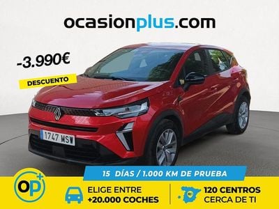 Rojo Usado 2024 Renault Captur Evolution SUV | 20.350 € (Precio justo)