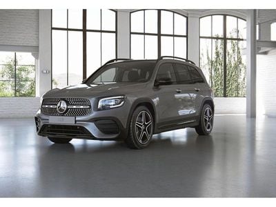 Usado Mercedes GLB200 AMG line 150 CV (110 kW) 2022 Gris montaña SUV