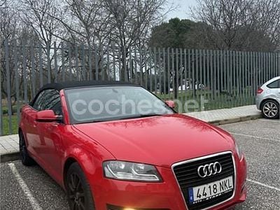 Usado Audi A3 Cabriolet Ambition 125 CV (91 kW) 2011 Rojo Descapotable