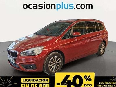 Rojo Usado 2015 BMW 218 Gran Tourer Monovolumen | 14.190 € (Precio justo)