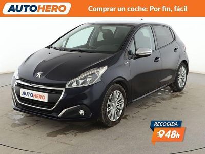 Usado Peugeot 208 Style 82 CV (60 kW) 2018 Negro Utilitario