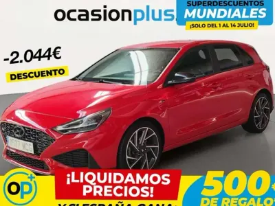 Usado Hyundai i30 N Line 160 CV (117 kW) 2022 Rojo Utilitario