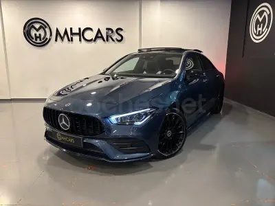 Usado Mercedes CLA200 150 CV (110 kW) 2021 Azul Coupe