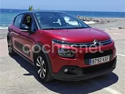 Usado Citroën C3 Feel 82 CV (60 kW) 2017 Rojo Berlina
