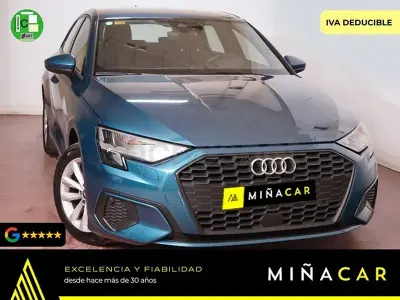 Usado Audi A3 150 CV (110 kW) 2021 Azul Berlina
