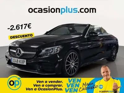 Usado Mercedes C220 194 CV (142 kW) 2019 Negro Descapotable