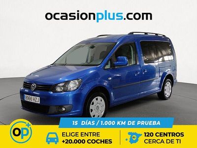 Azul Usado 2014 VW Caddy Maxi Trendline Monovolumen | 12.350 € (Super precio)