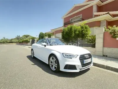 Usado Audi A3 Cabriolet S-Line 150 CV (110 kW) 2020 Blanco Descapotable